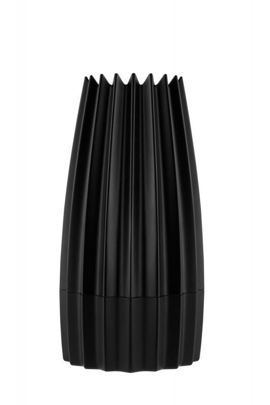 Grind zout-, peper- en kruidenmolen, zwart WAL03 B Alessi